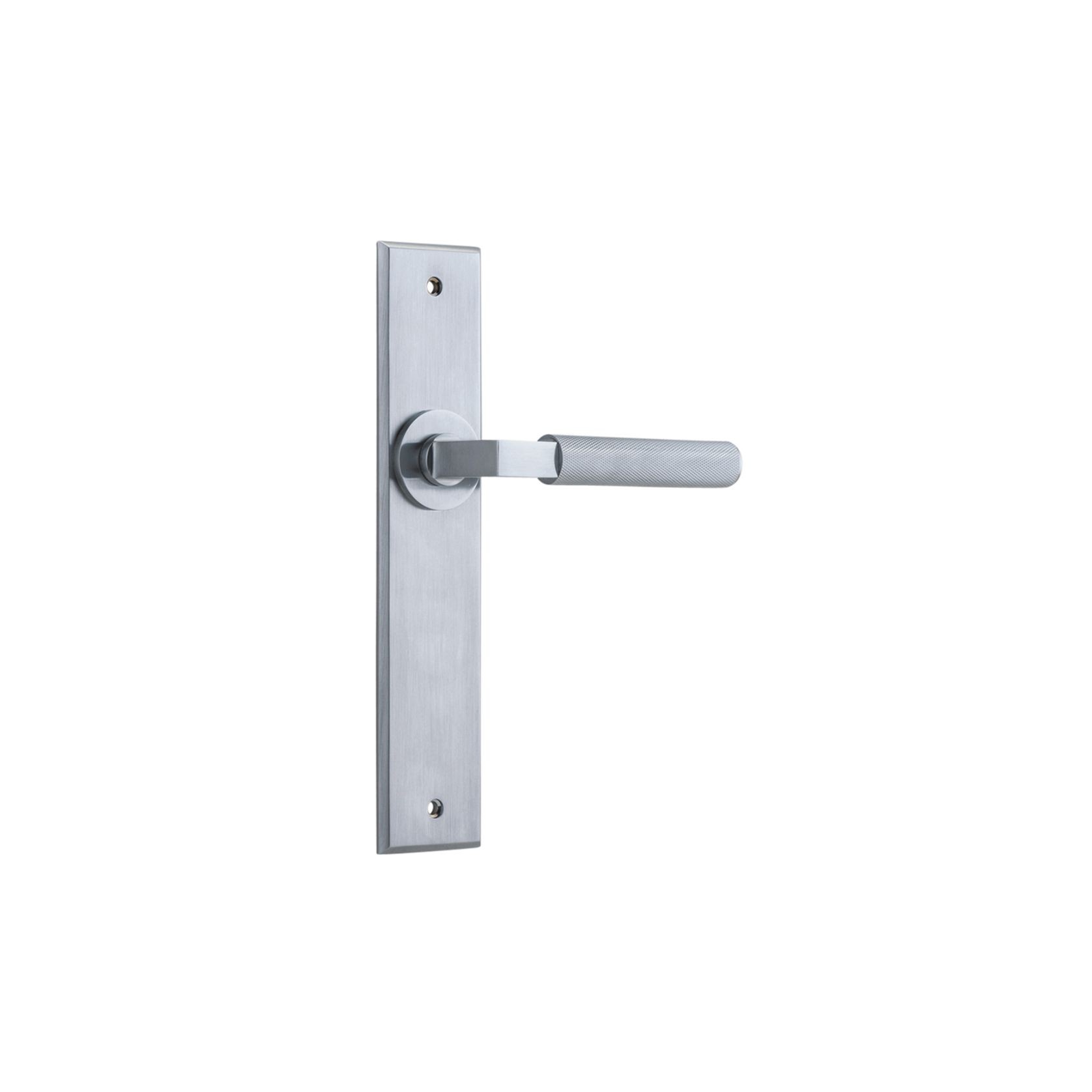 Iver Brunswick Door Lever on Chamfered Backplate gallery detail image