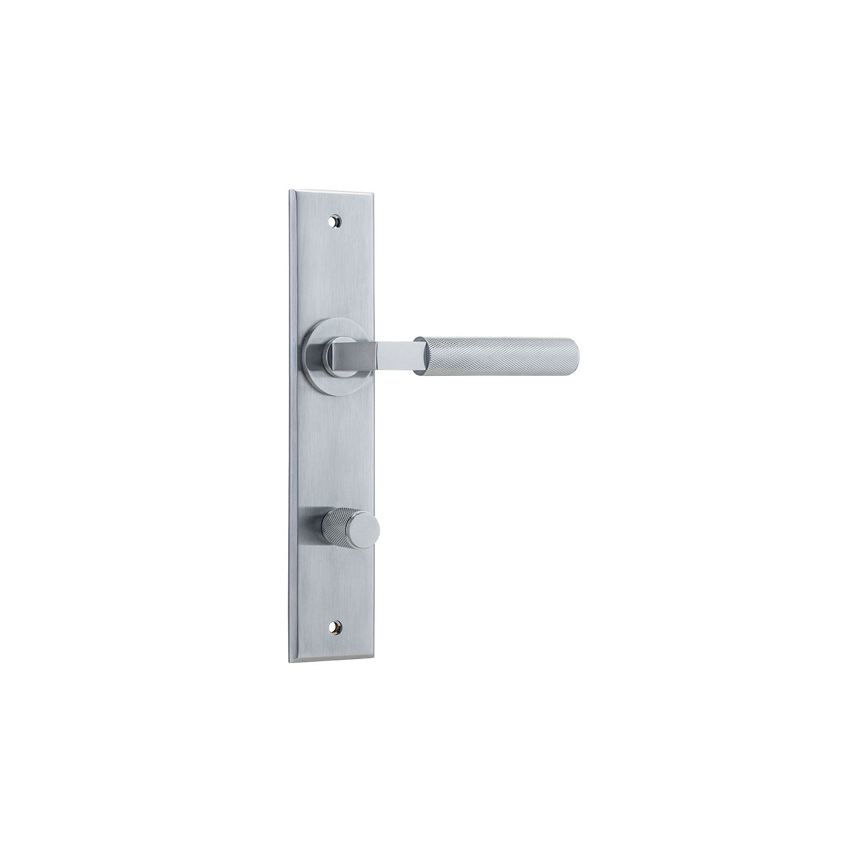 Iver Brunswick Door Lever on Chamfered Backplate gallery detail image