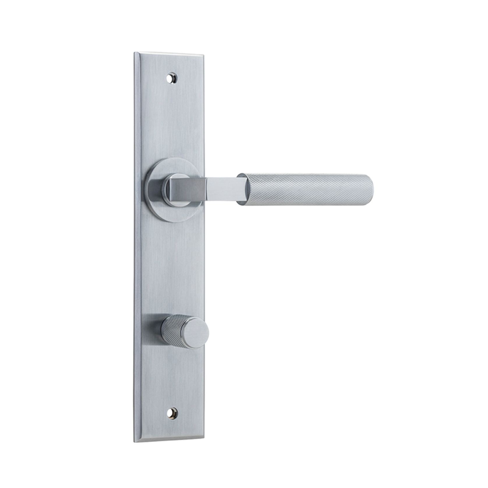 Iver Brunswick Door Lever on Chamfered Backplate gallery detail image