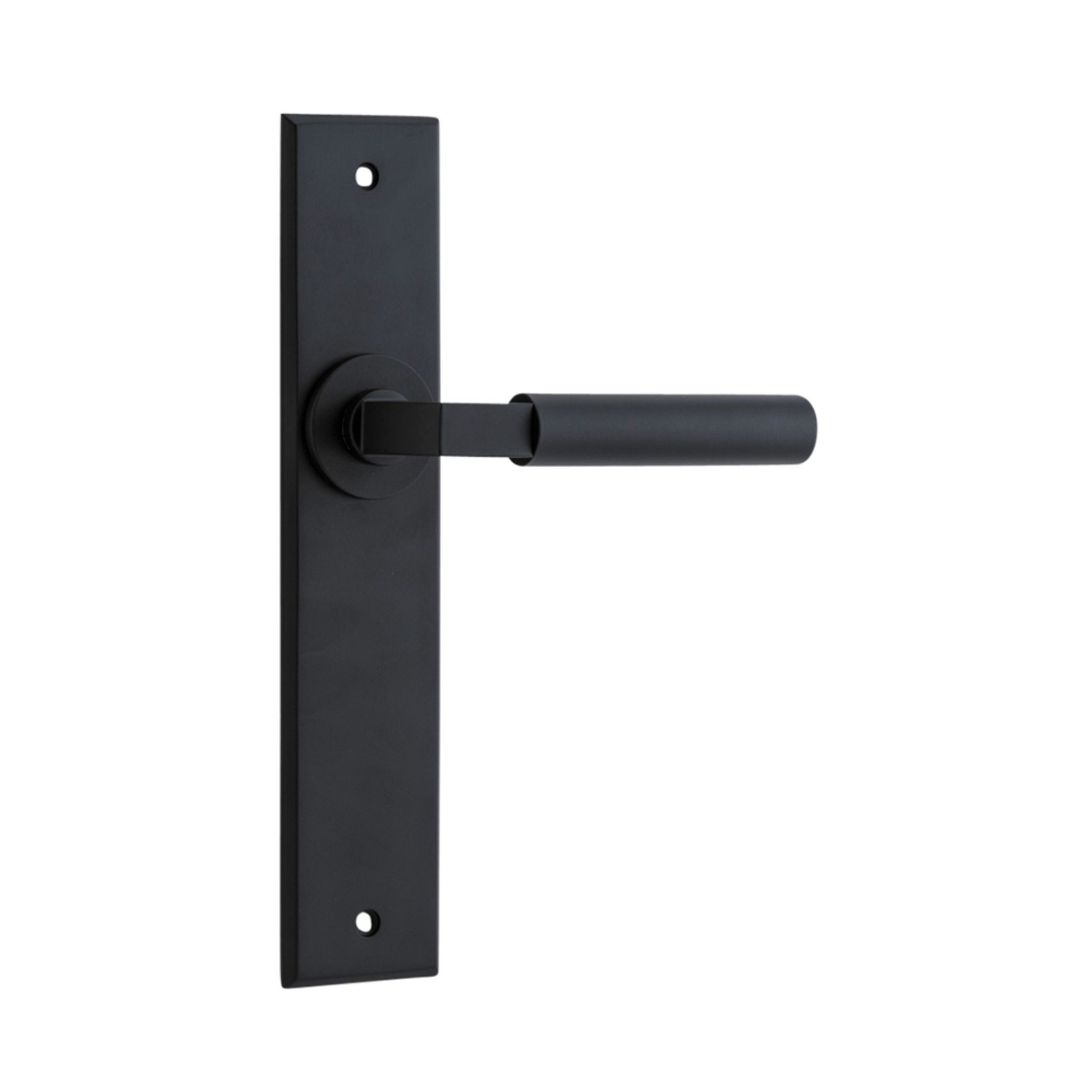 Iver Berlin Door Lever on Chamfered Backplate gallery detail image