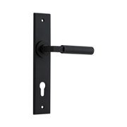 Iver Berlin Door Lever on Chamfered Backplate gallery detail image