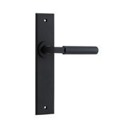 Iver Brunswick Door Lever on Chamfered Backplate gallery detail image