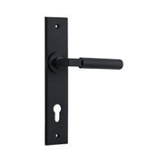 Iver Brunswick Door Lever on Chamfered Backplate gallery detail image