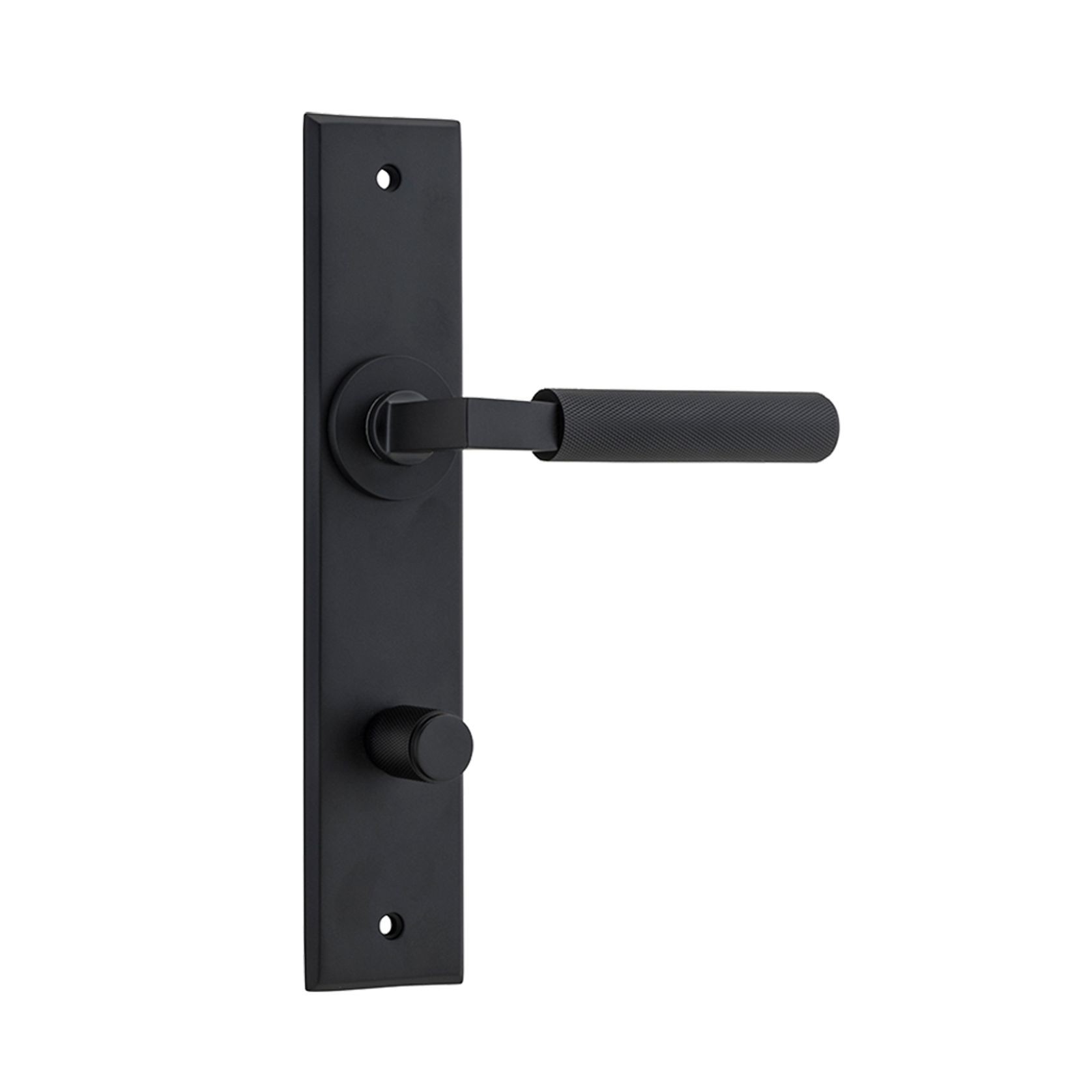 Iver Brunswick Door Lever on Chamfered Backplate gallery detail image