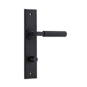 Iver Brunswick Door Lever on Chamfered Backplate gallery detail image
