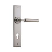 Iver Berlin Door Lever on Chamfered Backplate gallery detail image