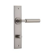 Iver Berlin Door Lever on Chamfered Backplate gallery detail image
