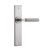 Iver Brunswick Door Lever on Chamfered Backplate gallery detail image