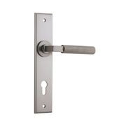 Iver Brunswick Door Lever on Chamfered Backplate gallery detail image