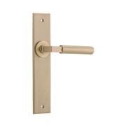 Iver Berlin Door Lever on Chamfered Backplate gallery detail image