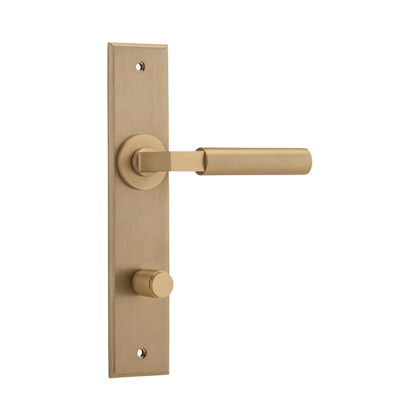 Iver Berlin Door Lever on Chamfered Backplate gallery detail image