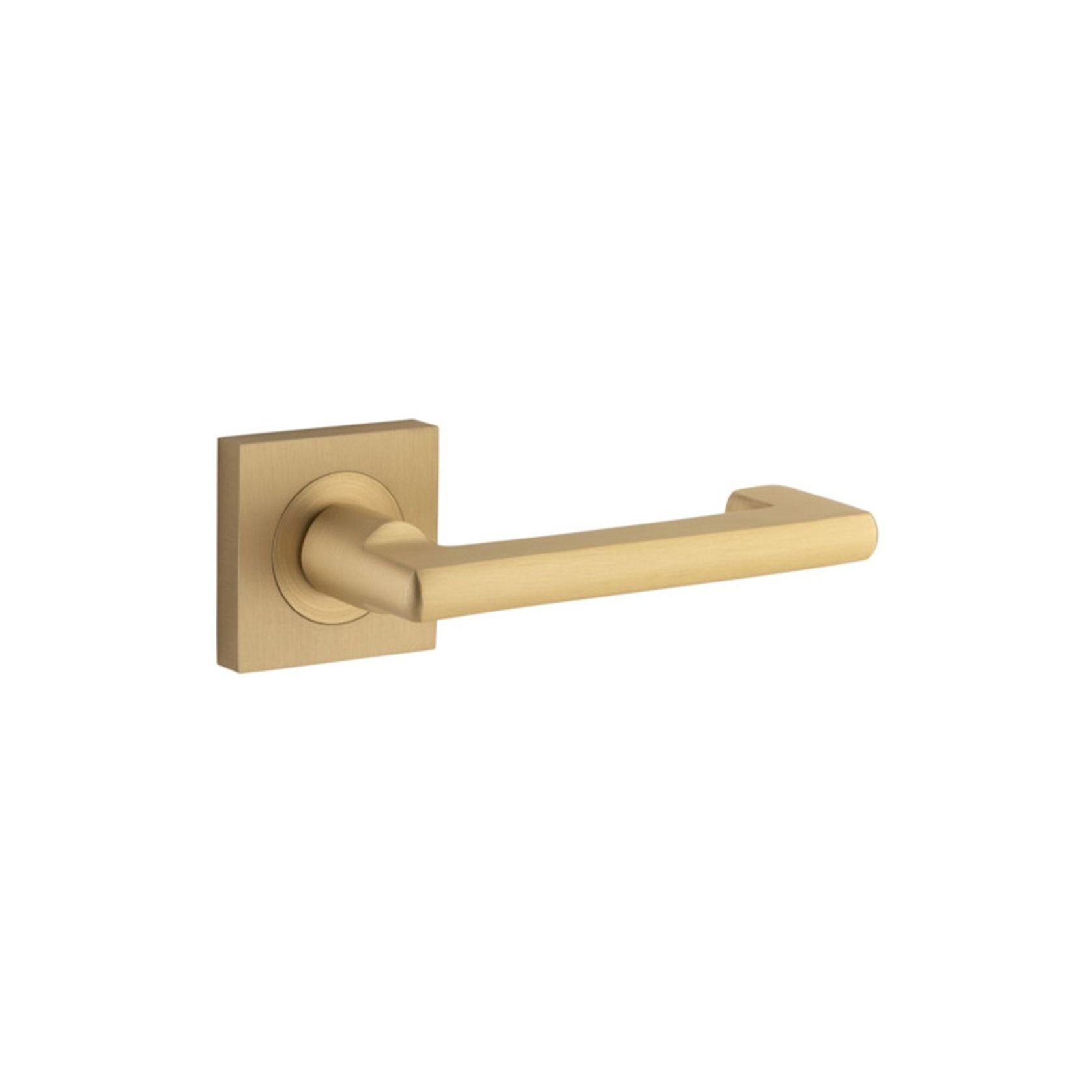 Iver Baltimore Return Door Lever Handle on Square Rose gallery detail image