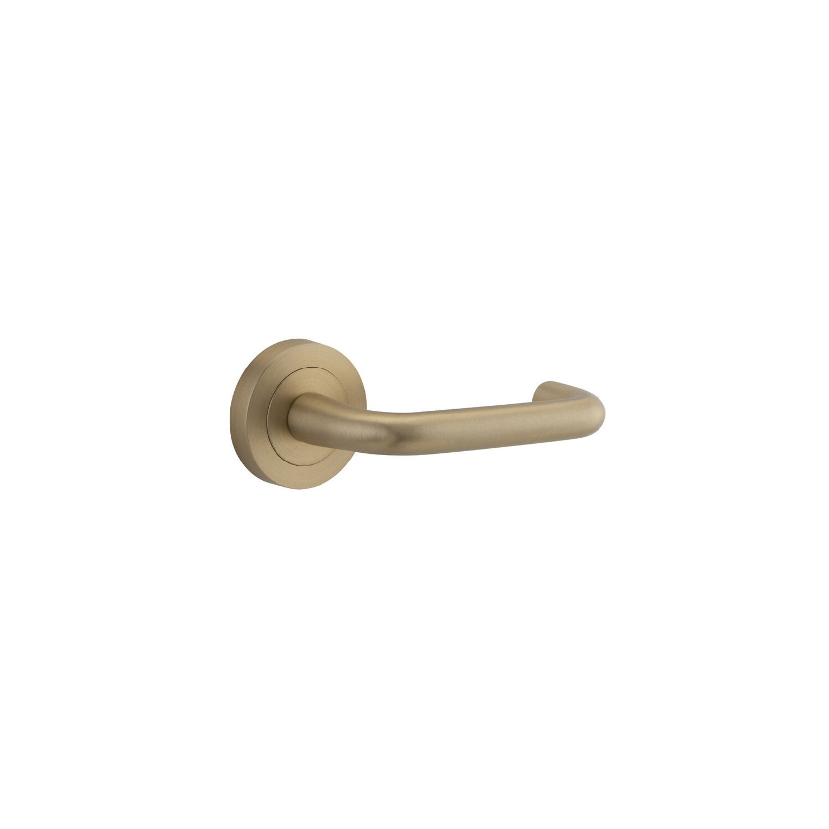 Iver Oslo Door Lever Handle On Round Rose Passage gallery detail image
