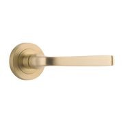 Iver Annecy Door Lever Handle on Round Rose gallery detail image
