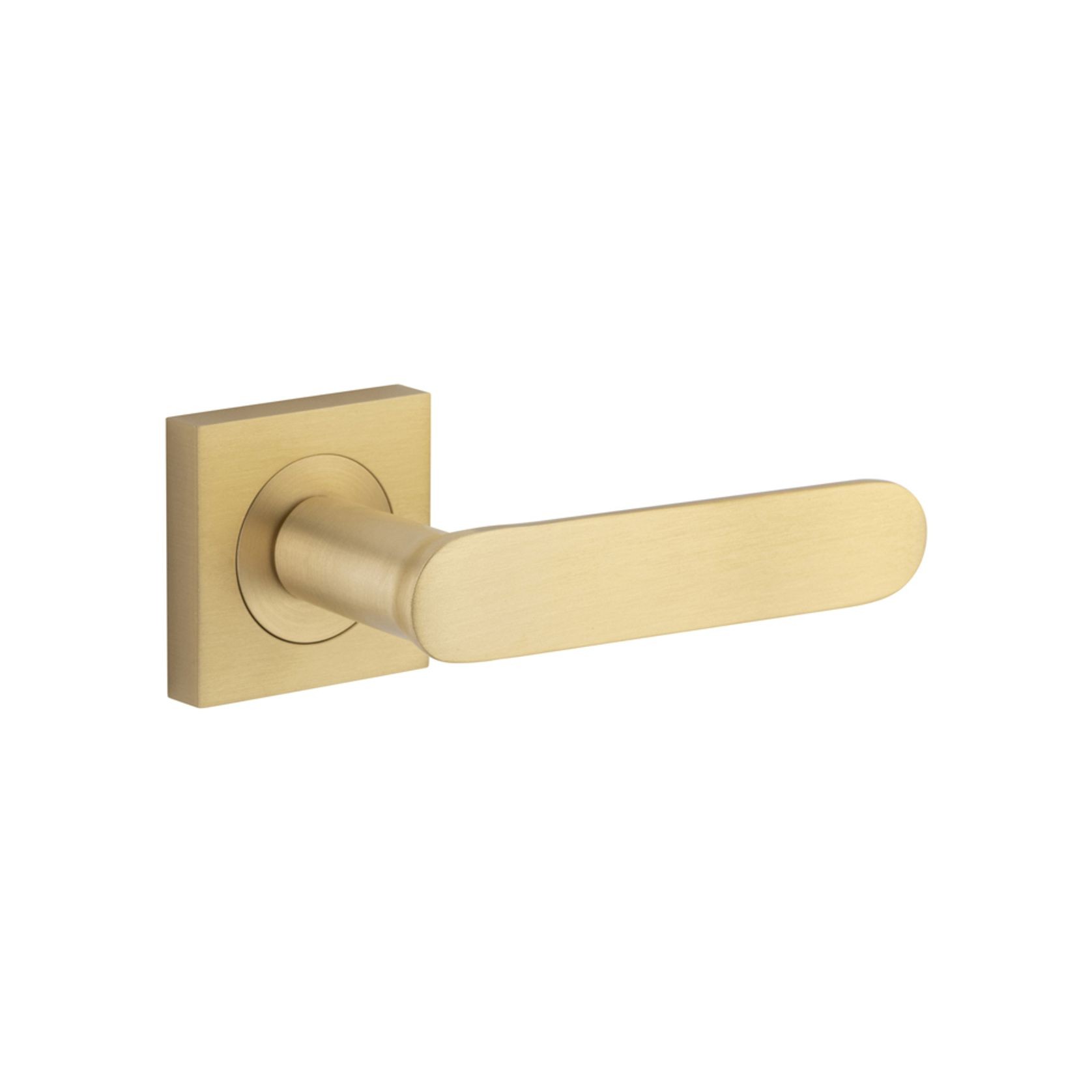 Iver Bronte Door Lever Handle on Square Rose Passage gallery detail image