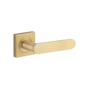 Iver Bronte Door Lever Handle on Square Rose Passage gallery detail image