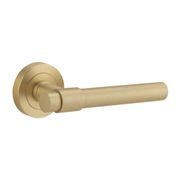 Iver Helsinki Door Lever Handle on Round Rose gallery detail image