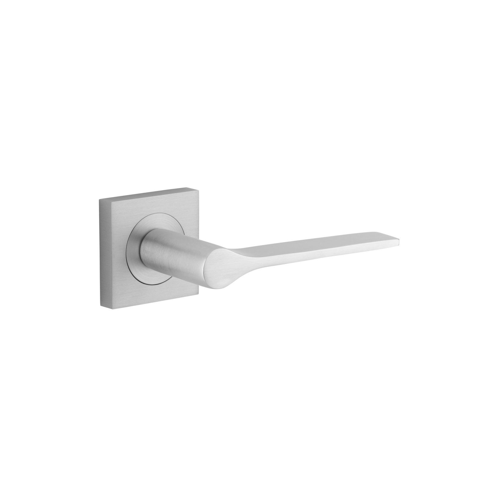 Iver Como Door Lever Handle on Square Rose Passage gallery detail image
