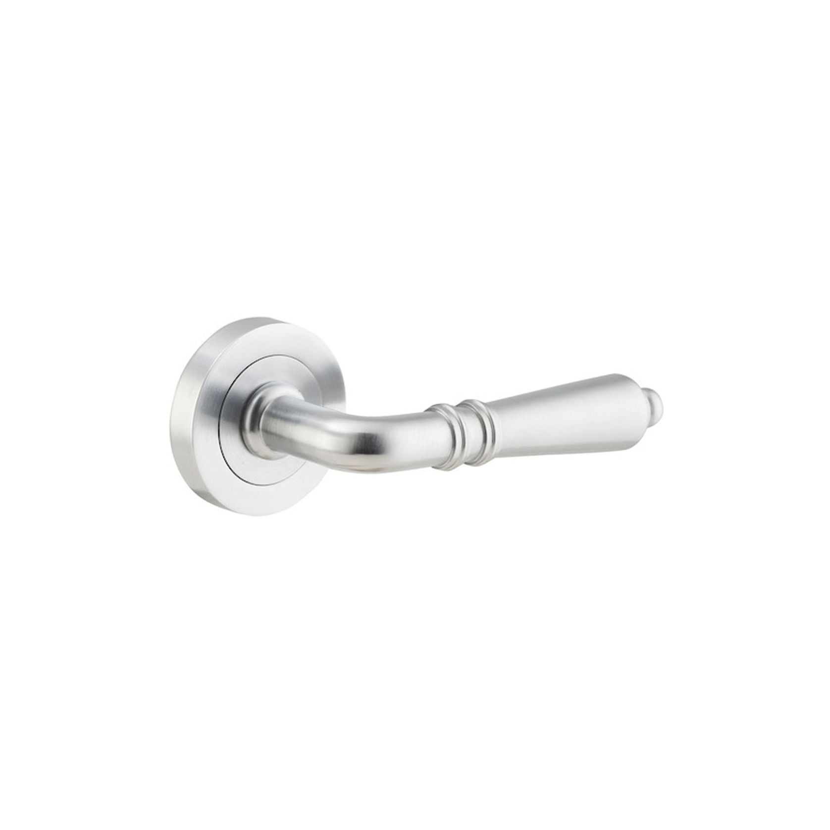 Iver Sarlat Door Lever Handle on Round Rose gallery detail image
