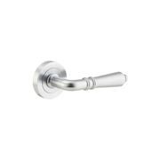 Iver Sarlat Door Lever Handle on Round Rose gallery detail image