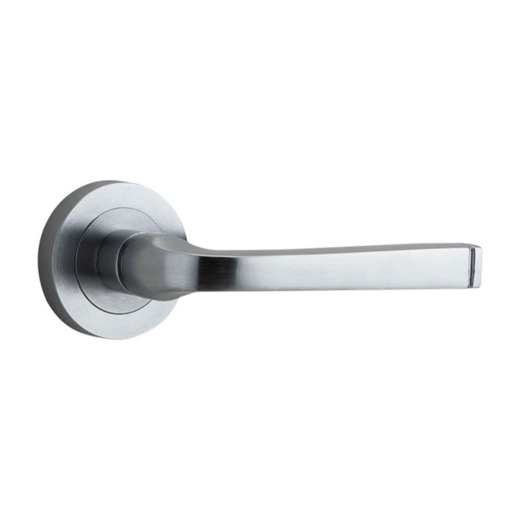 Iver Annecy Door Lever Handle on Round Rose gallery detail image