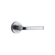 Iver Annecy Door Lever Handle on Round Rose gallery detail image