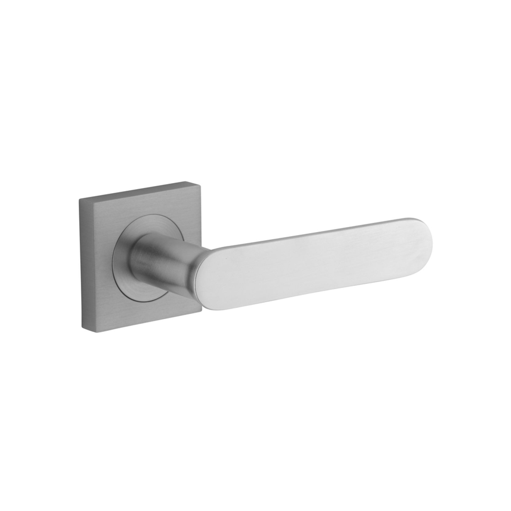 Iver Bronte Door Lever Handle on Square Rose Passage gallery detail image