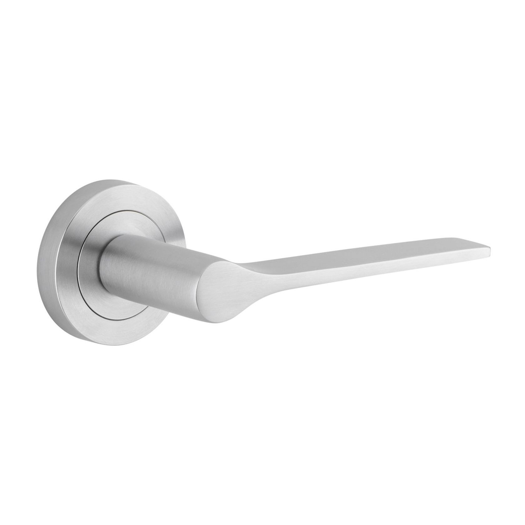 Iver Como Door Lever Handle on Round Rose Passage gallery detail image