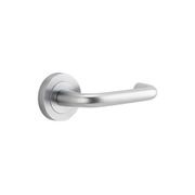 Iver Oslo Door Lever Handle On Round Rose Passage gallery detail image