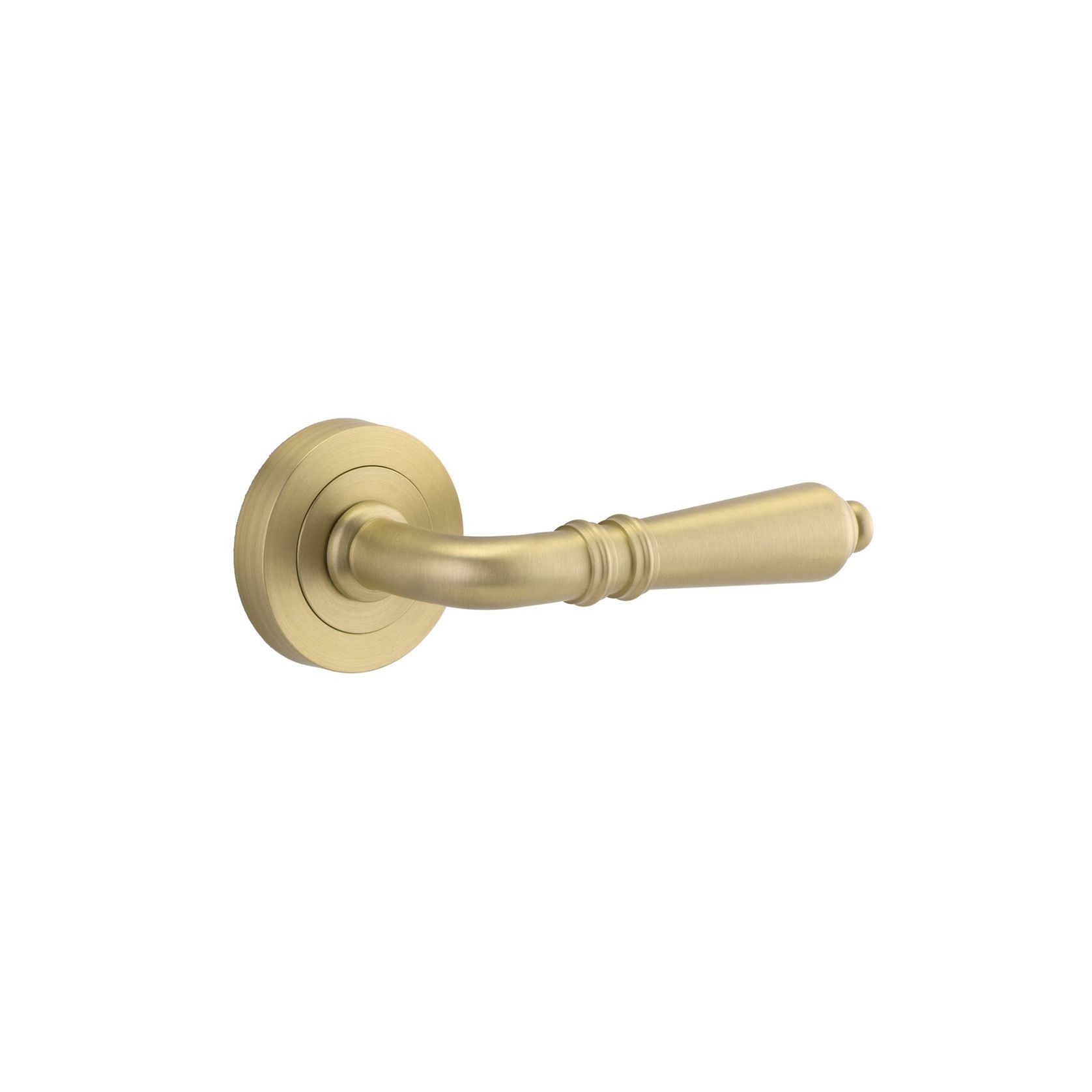 Iver Sarlat Door Lever Handle on Round Rose gallery detail image
