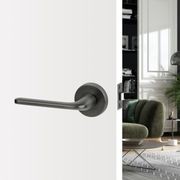 Venice Passage Lever Handle Graphite I-98R.G gallery detail image