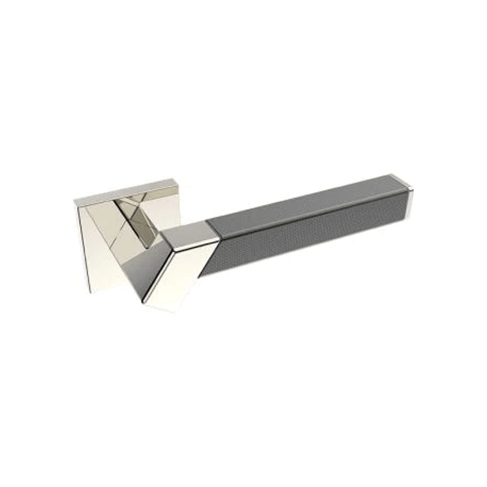 Kawajun Solid Brass and Weave Etched Door Leverset TBT gallery detail image