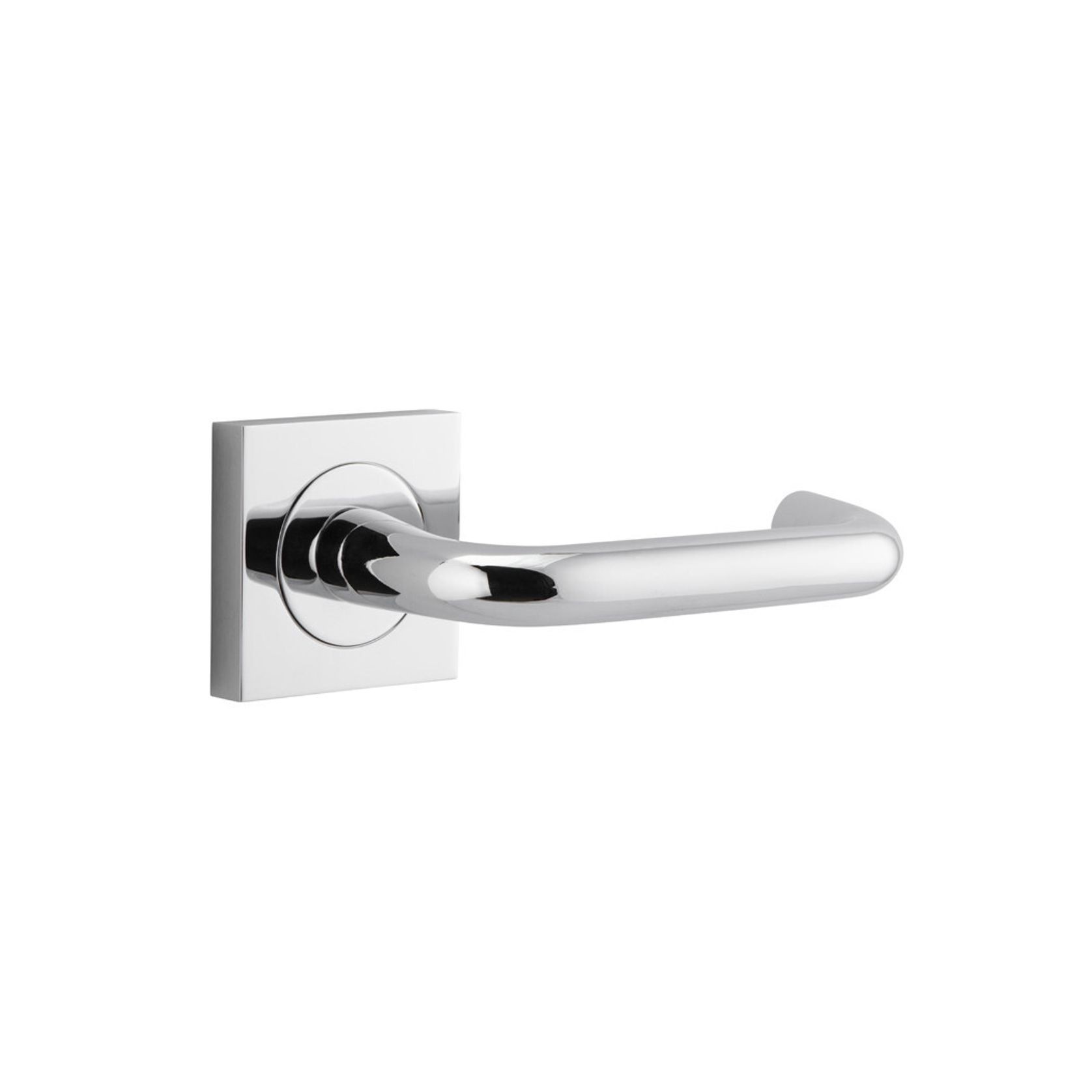 Iver Oslo Square Lever Door Handle on Rose Passage gallery detail image
