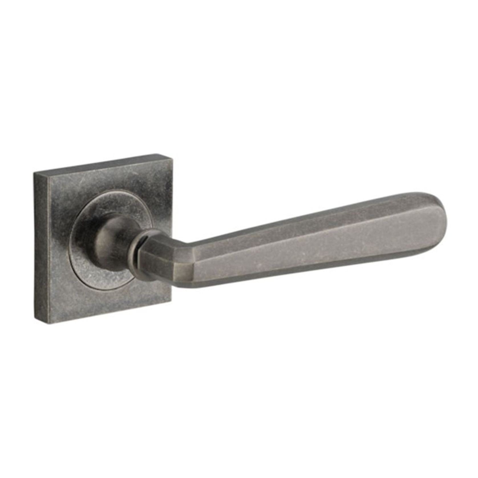 Iver Copenhagen Door Lever Handle on Square Rose gallery detail image