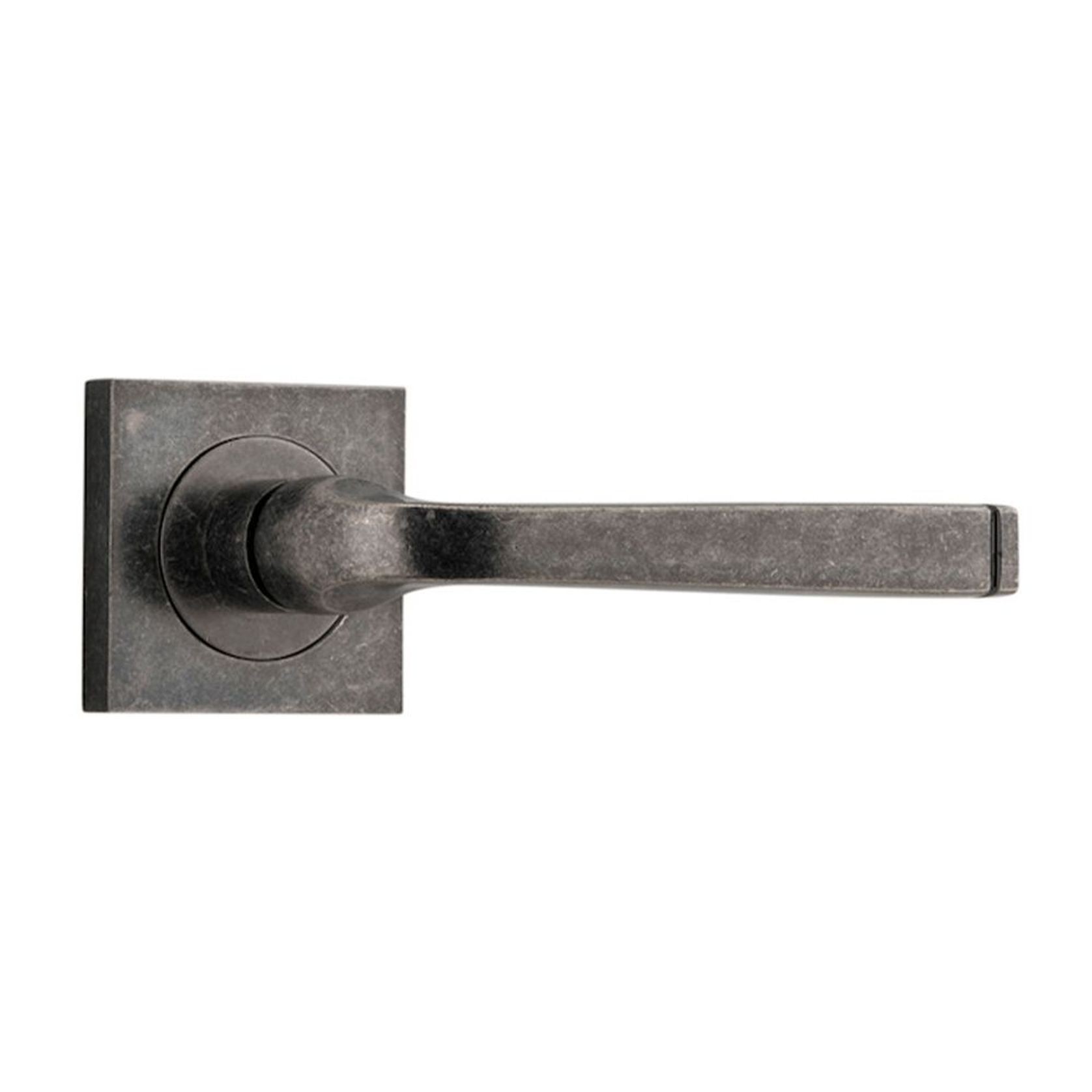 Iver Annecy Door Lever Handle on Square Rose gallery detail image