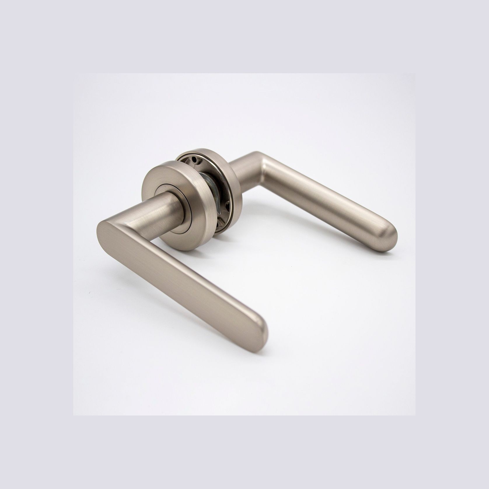 Brushed Nickel Passage Door Handle - Fairhaven gallery detail image