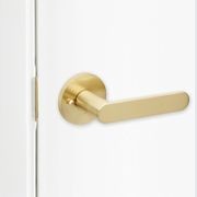 Brushed Brass Door Handle PRIVACY (63mm rose) I Mucheln BERKLEY Series gallery detail image