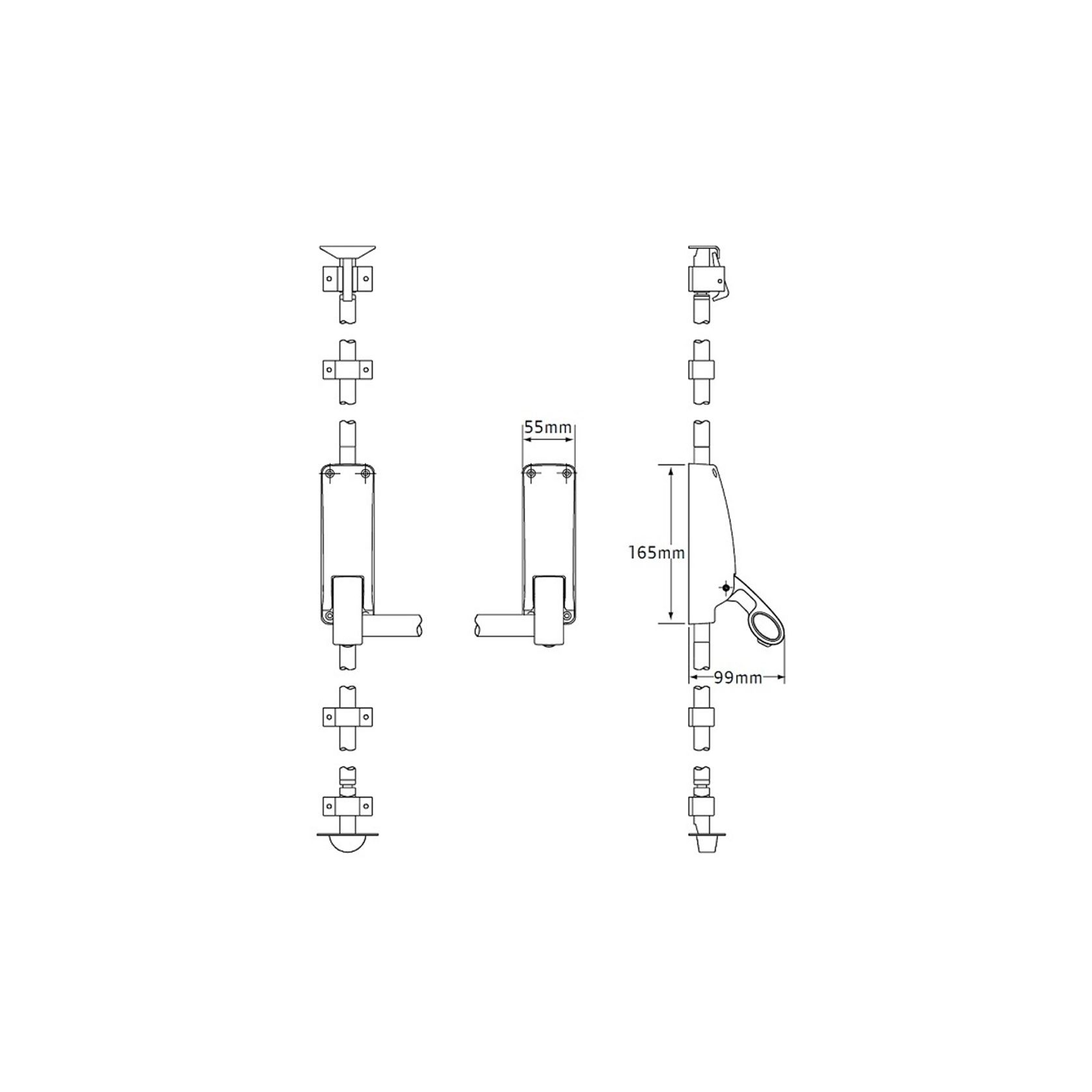 Briton Panic Bar Pack with Outside Lever LPED002 gallery detail image