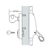 Briton Panic Bar Pack DBL Door Outside Lever LPED006 gallery detail image