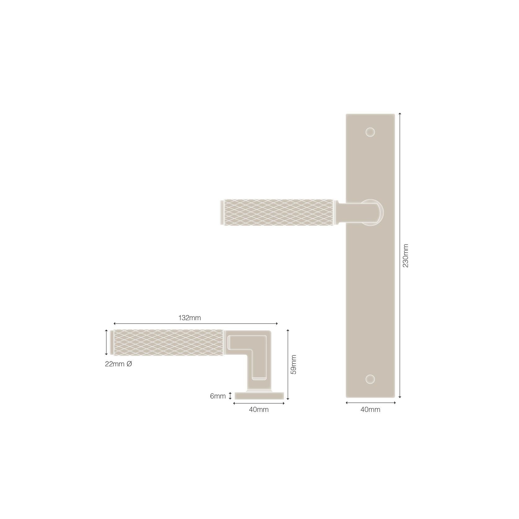 Lumina Longplate Handle from the NIDO Collection gallery detail image