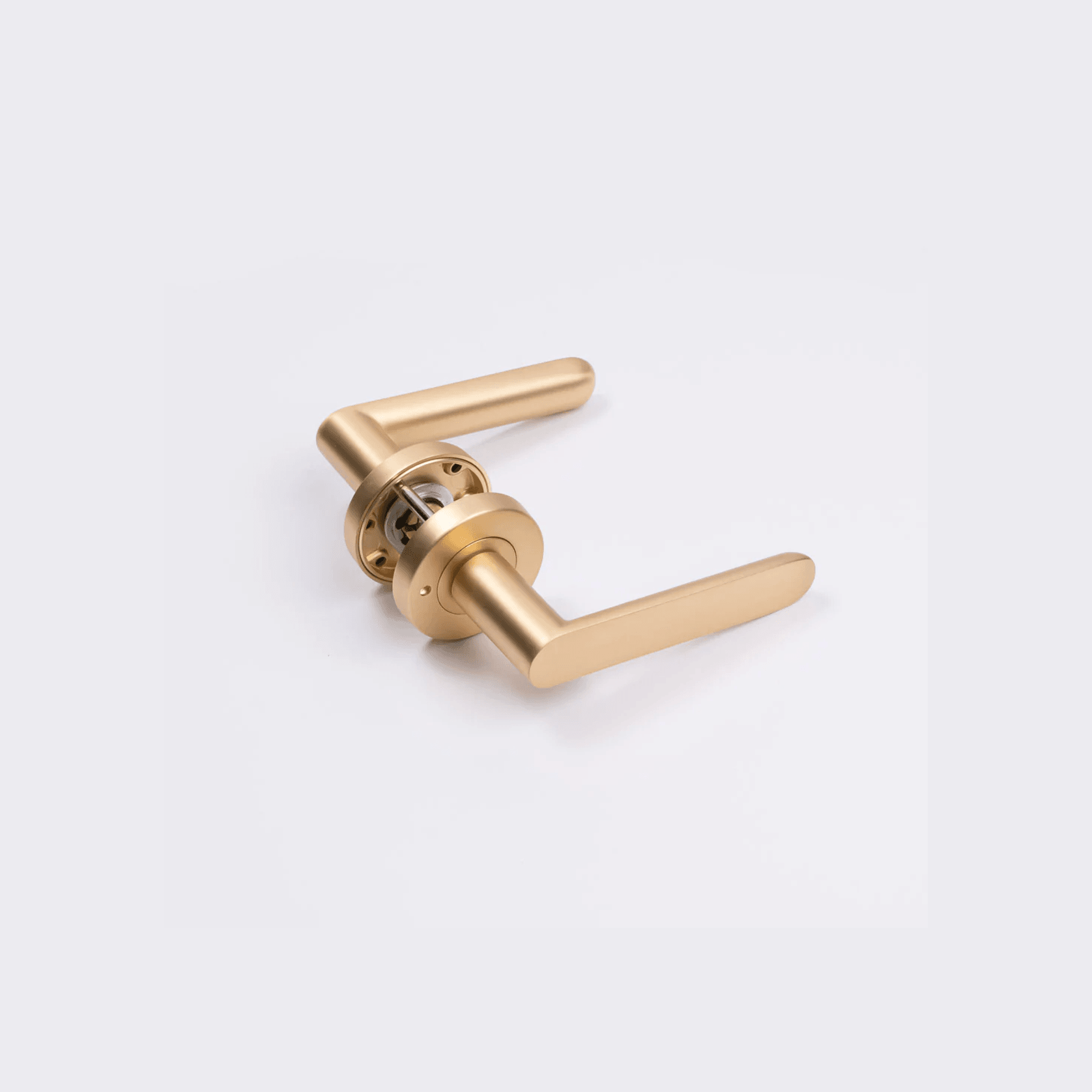 Satin Brass Privacy Door Handle Fairhaven ArchiPro AU