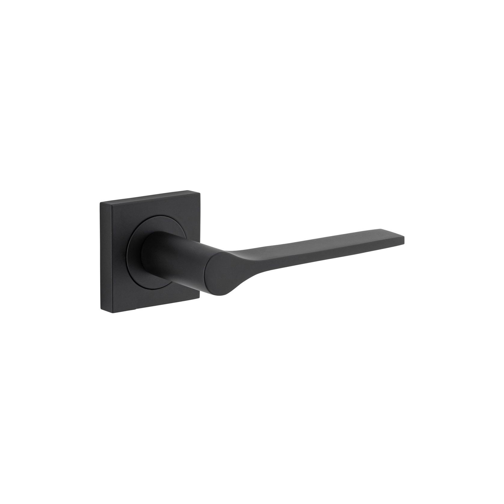 Iver Como Door Lever Handle on Square Rose Passage gallery detail image