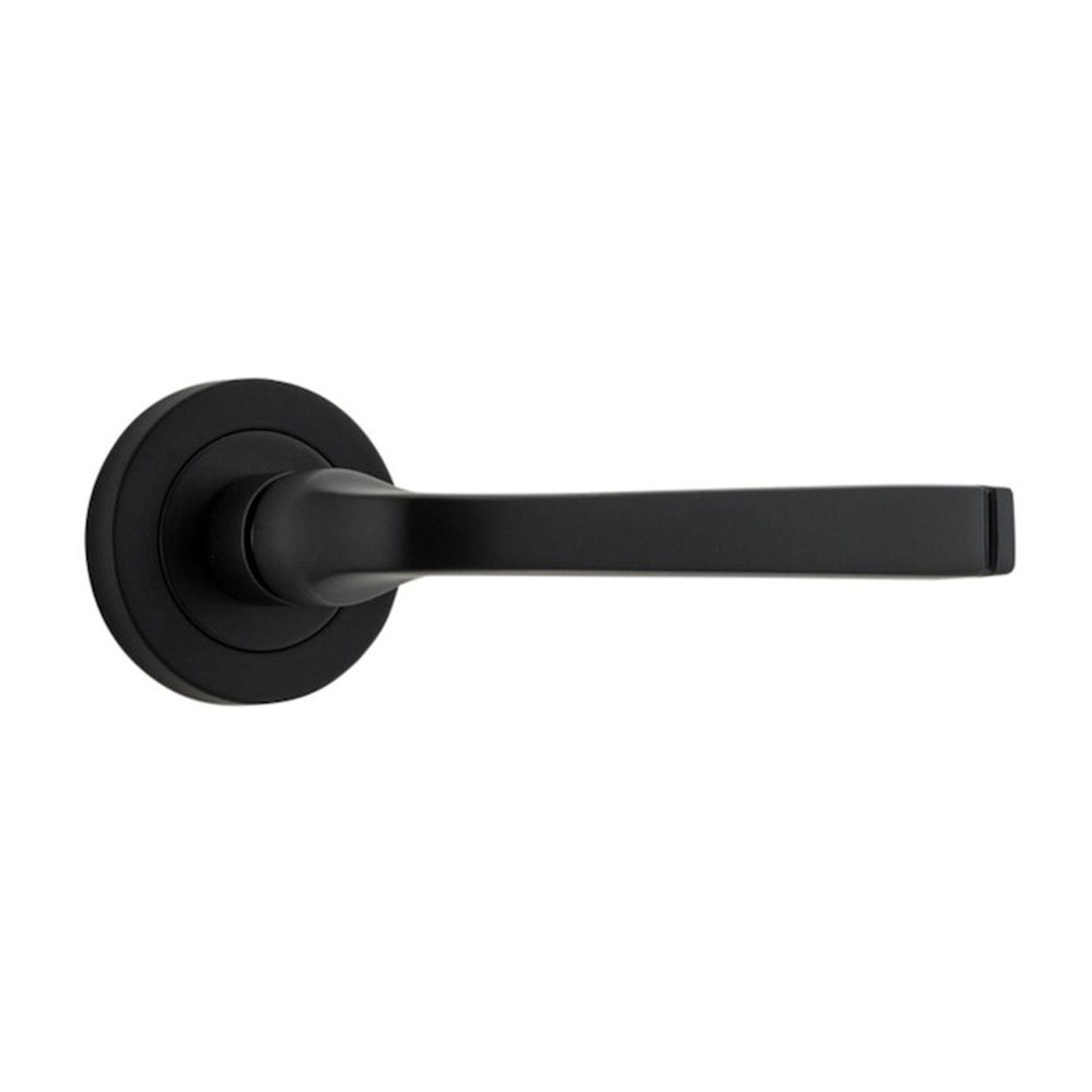 Iver Annecy Door Lever Handle on Round Rose gallery detail image
