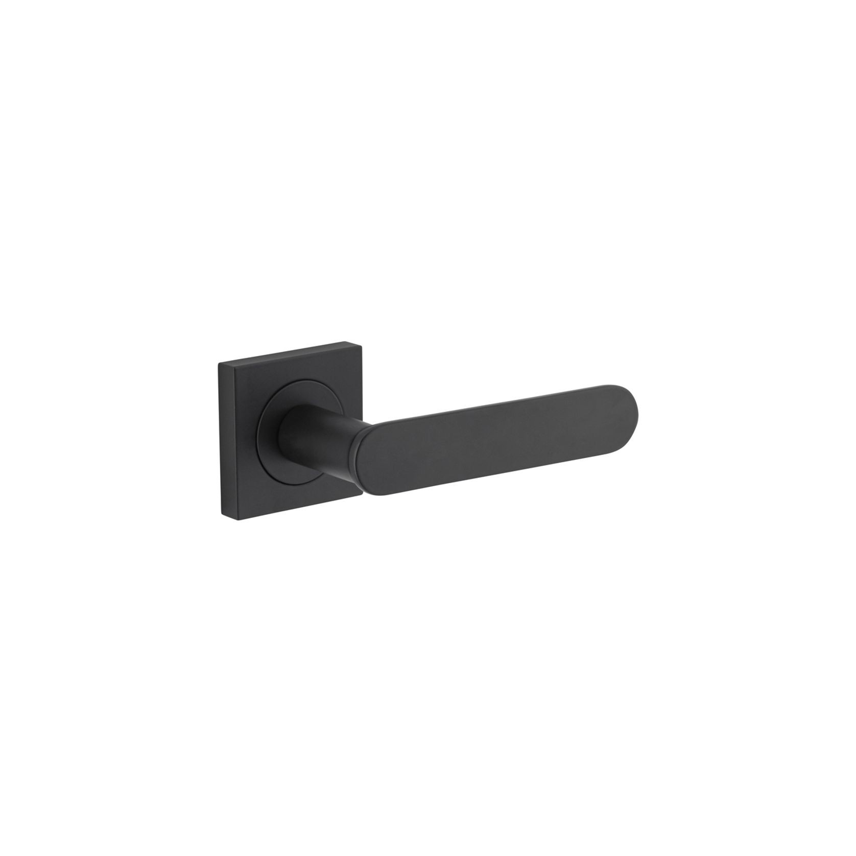 Iver Bronte Door Lever Handle on Square Rose Passage gallery detail image
