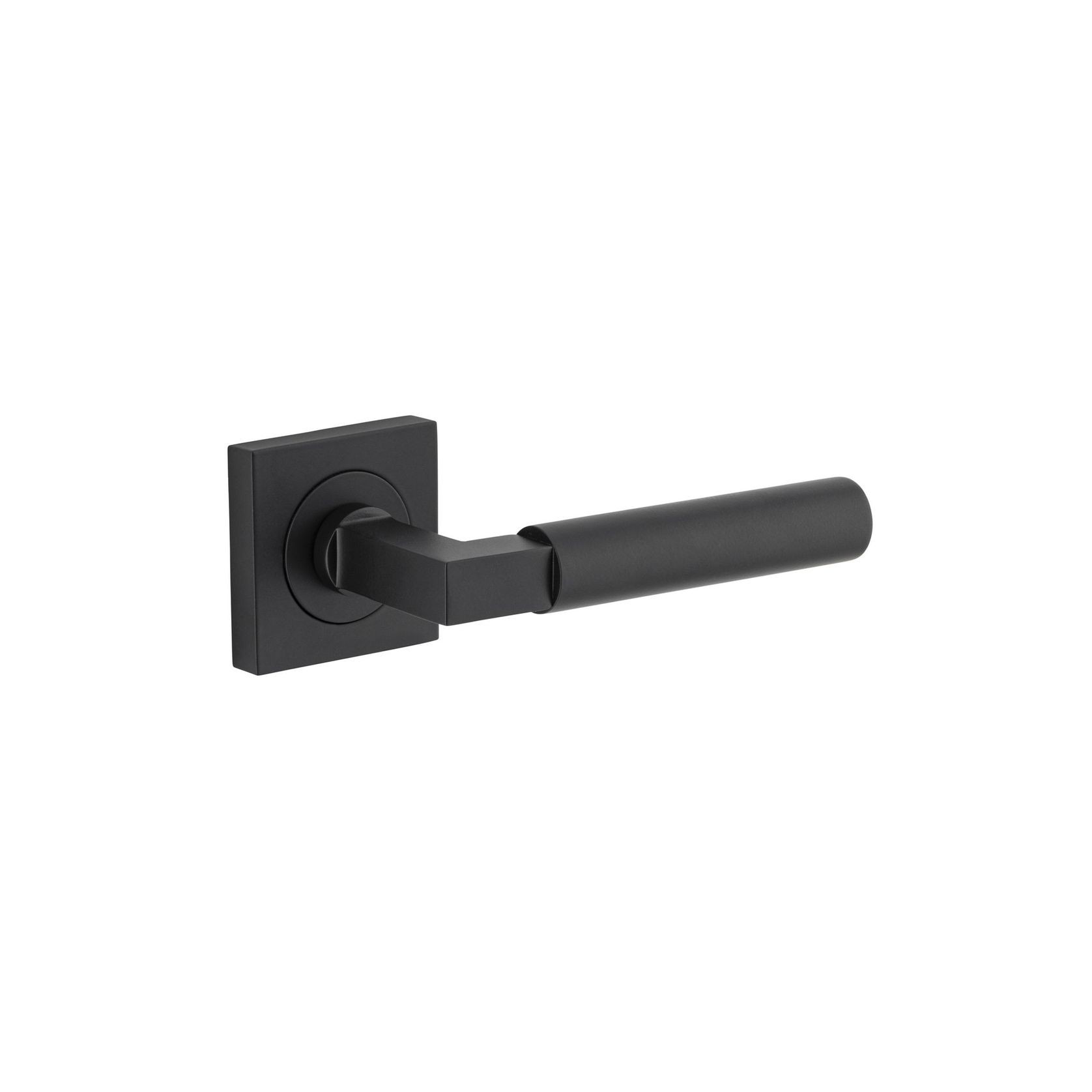 Iver Berlin Door Lever Handle on Square Rose Passage gallery detail image