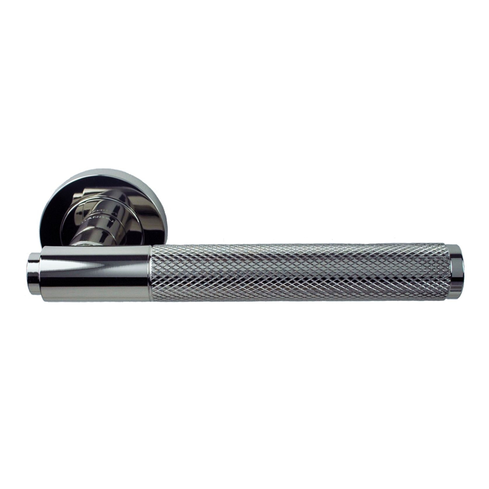 Manital Syntax Knurled Door Lever Passage Set gallery detail image