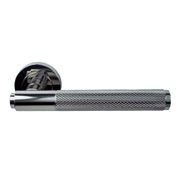 Manital Syntax Knurled Door Lever Passage Set gallery detail image