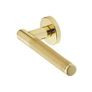 Manital Syntax Knurled Door Lever Passage Set gallery detail image