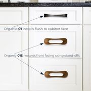 Organic 01S Cabinet Handle / Drawer Pull gallery detail image