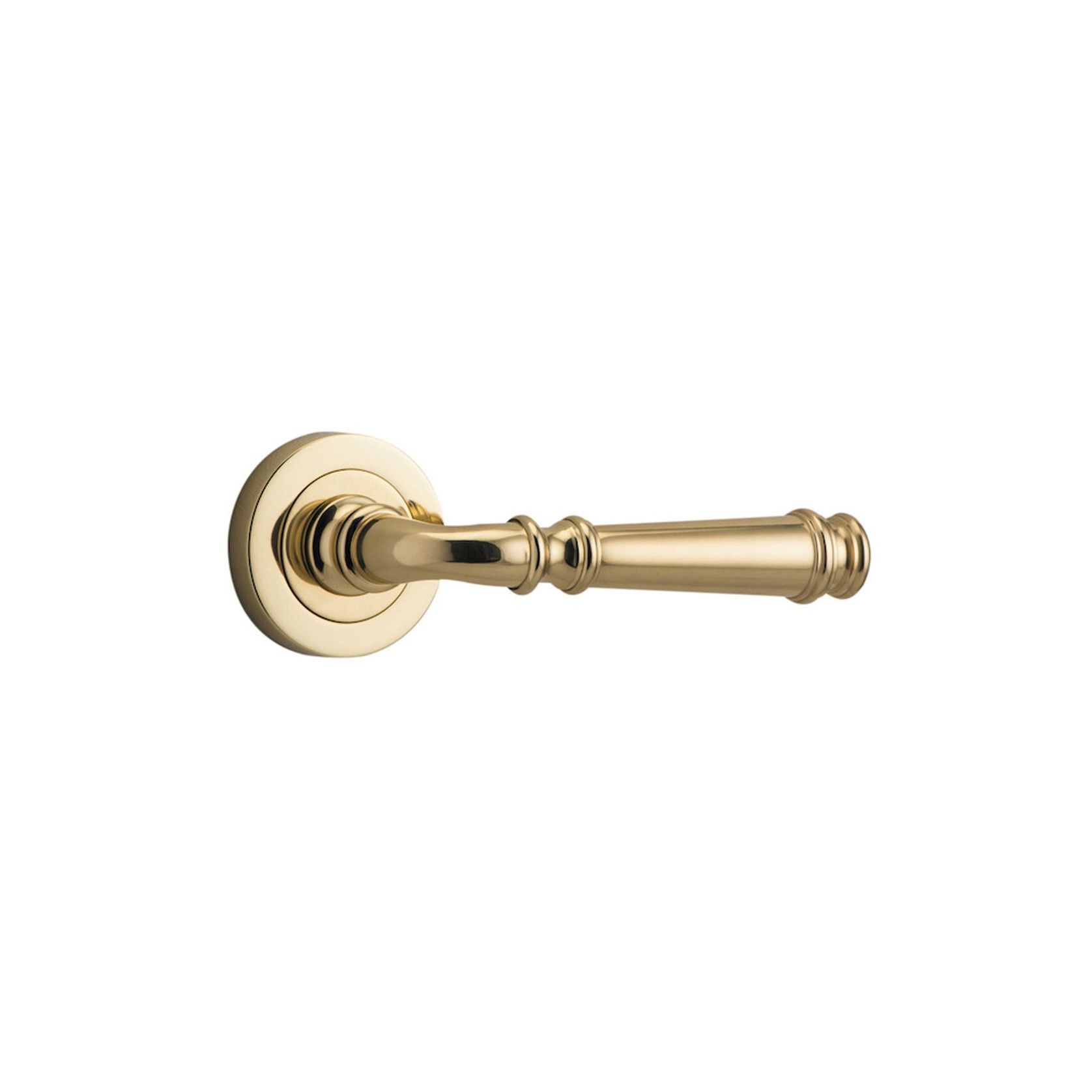 Iver Verona Door Lever Handle on Round Rose gallery detail image